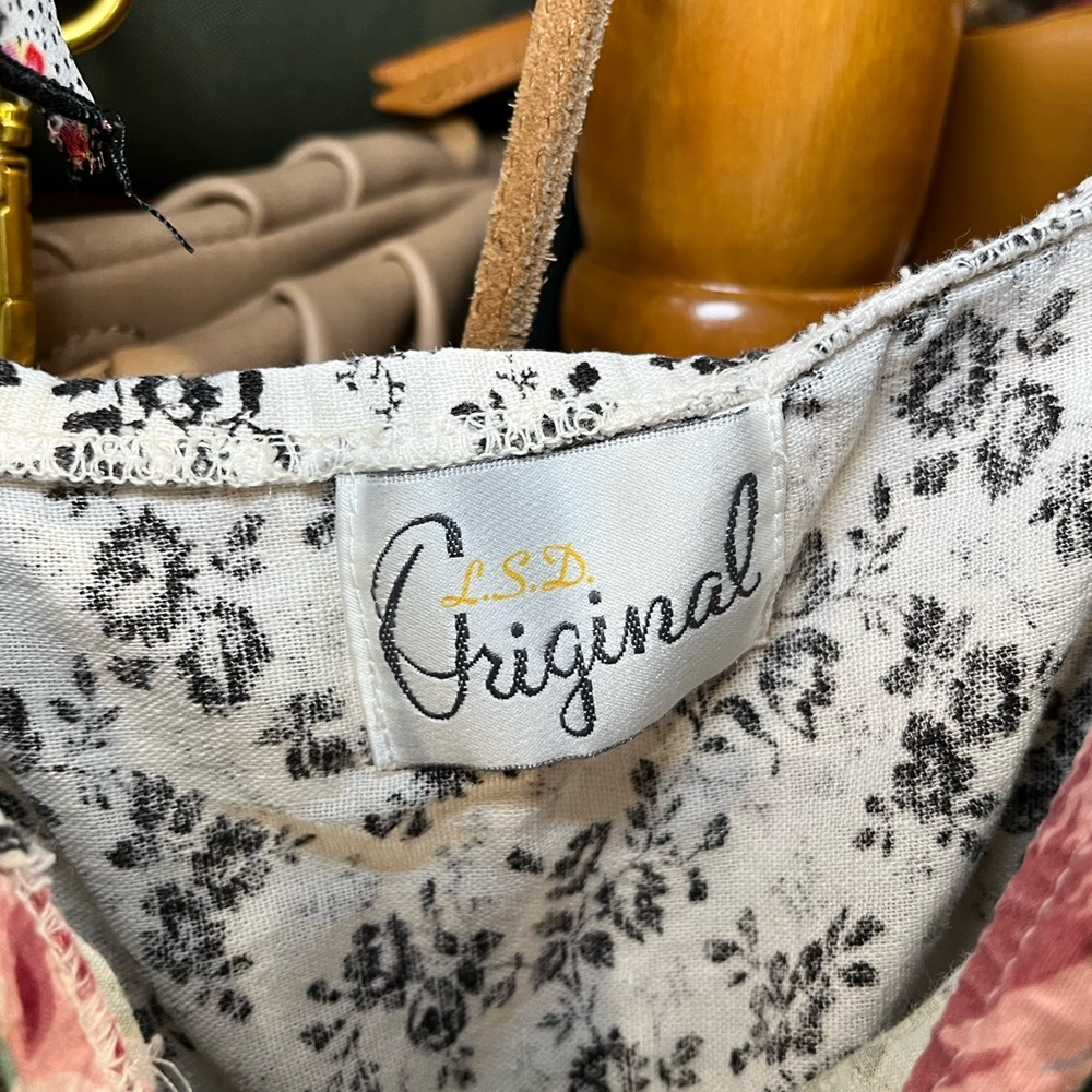 Vintage Patchwork Squared Neckline With Shoulder … - image 7